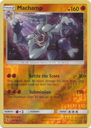 Guardians Rising Machamp #65/145 reverse holo